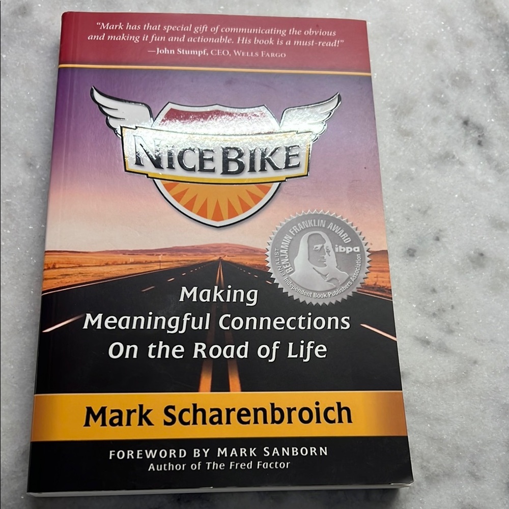 Nice Bike Book signed by Mark Scharenbroich